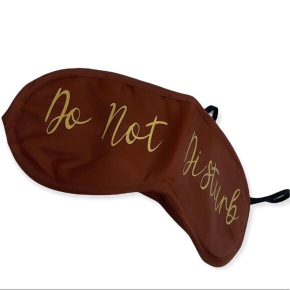 NWT Wool + Pepper Co. DO NOT DISTURB Sleep Mask - Picture 2 of 3